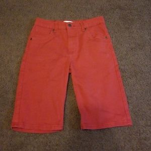Levi's Burgundy Boy Shorts Size 16R